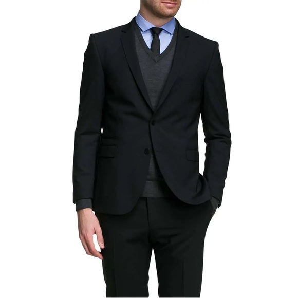 Strellson Sky James Virgin Wool Blazer Sz 52 - Picture 1 of 16